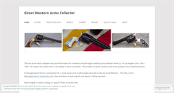 Desktop Screenshot of greatwesternarmsco.com