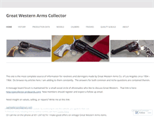 Tablet Screenshot of greatwesternarmsco.com